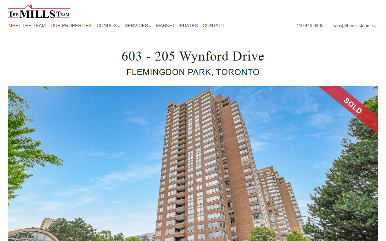 205wynford603.com screenshot