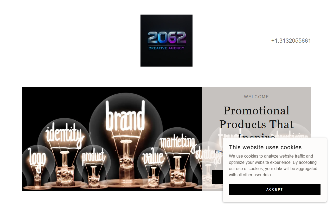 2062agency.com screenshot