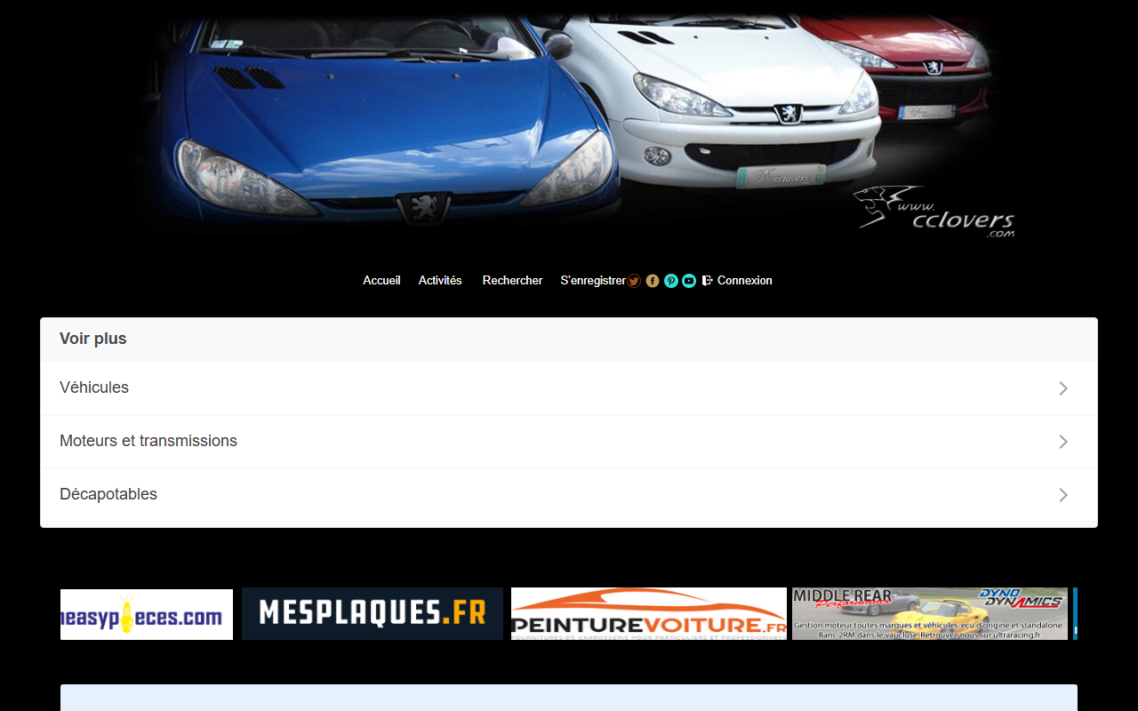 206cclovers.com screenshot