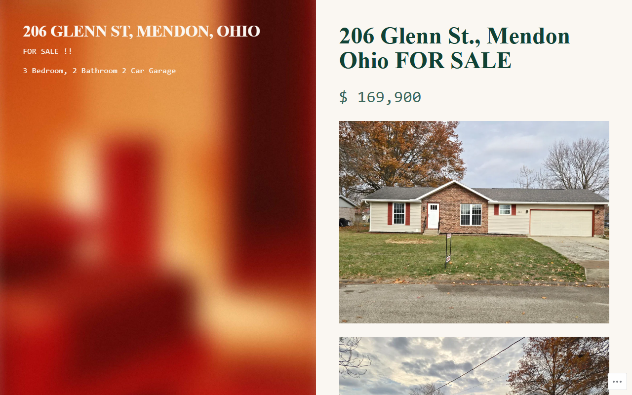 206glennmendon.com screenshot