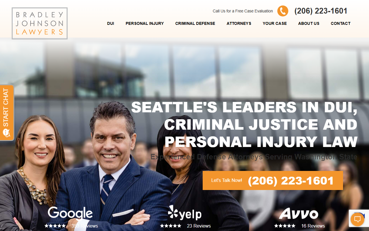 206lawyers.com screenshot