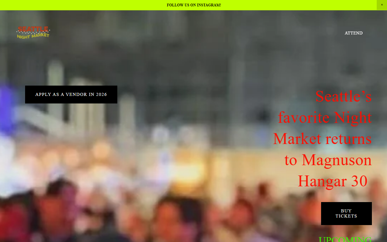 206nightmarkets.com screenshot