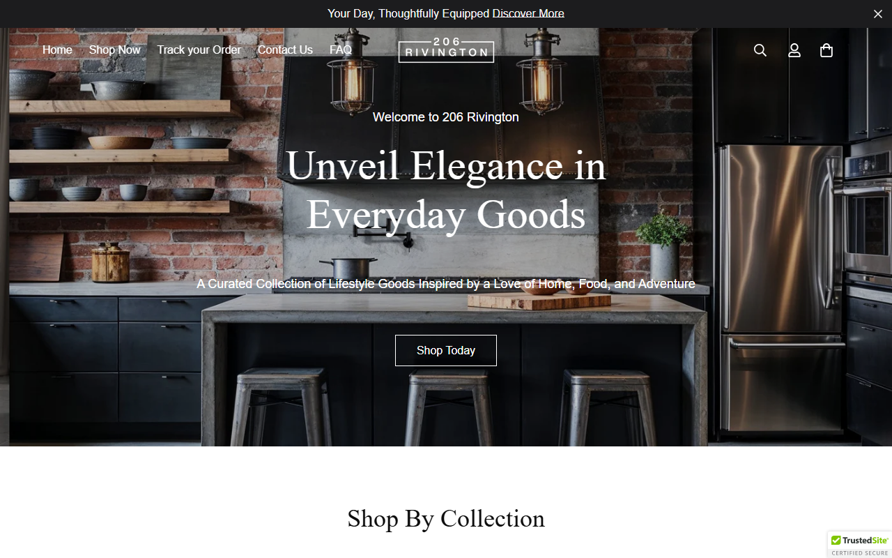 206rivington.com screenshot