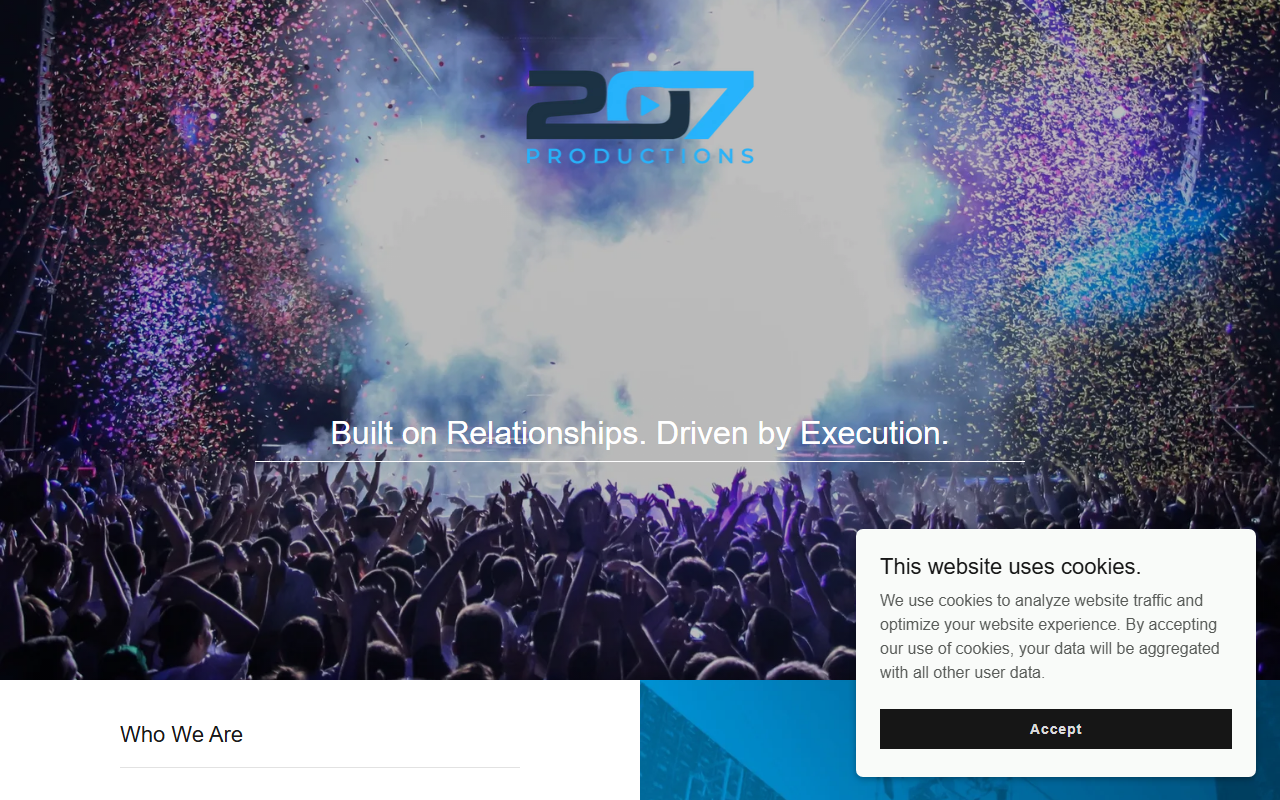 207-productions.com screenshot