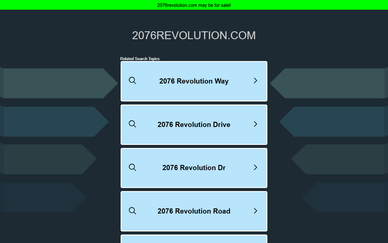 2076revolution.com screenshot
