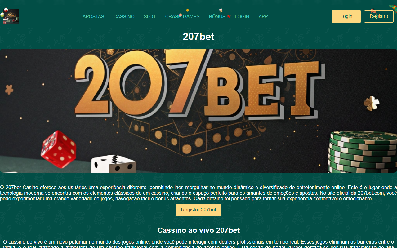 207betlogin.com screenshot