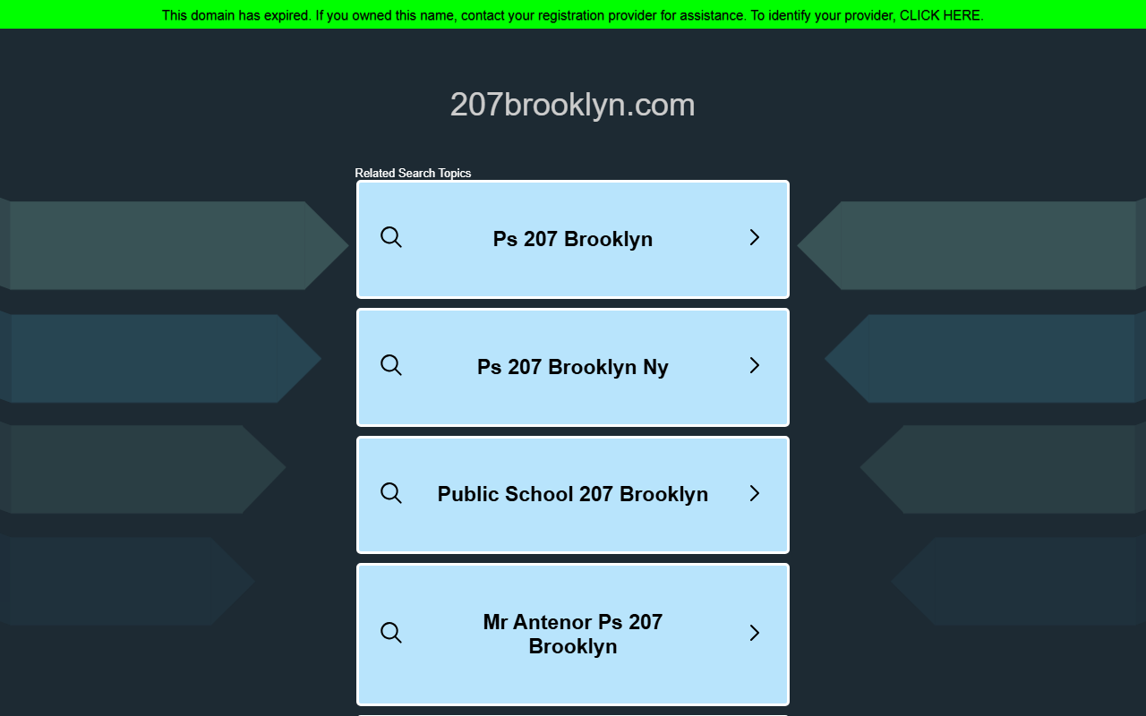 207brooklyn.com screenshot