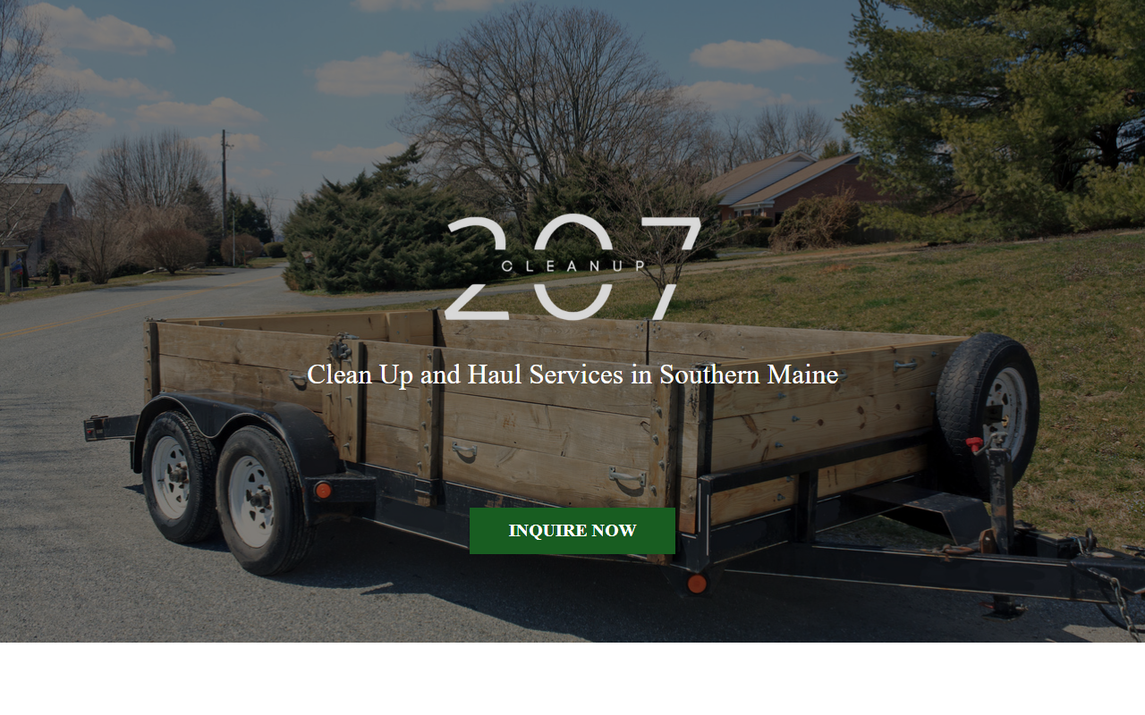 207cleanup.com screenshot