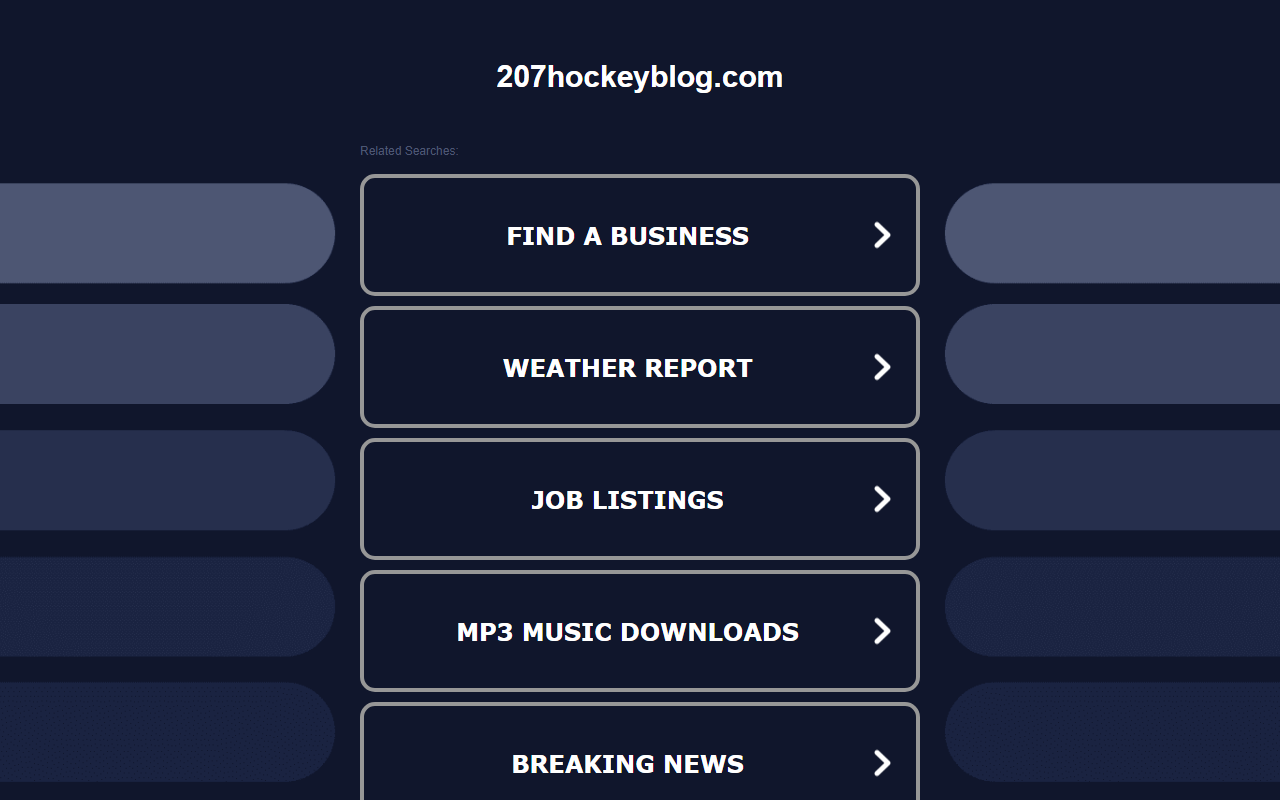 207hockeyblog.com screenshot