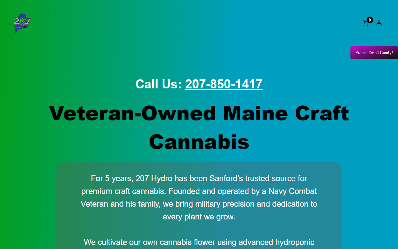 207hydrofarm.com screenshot