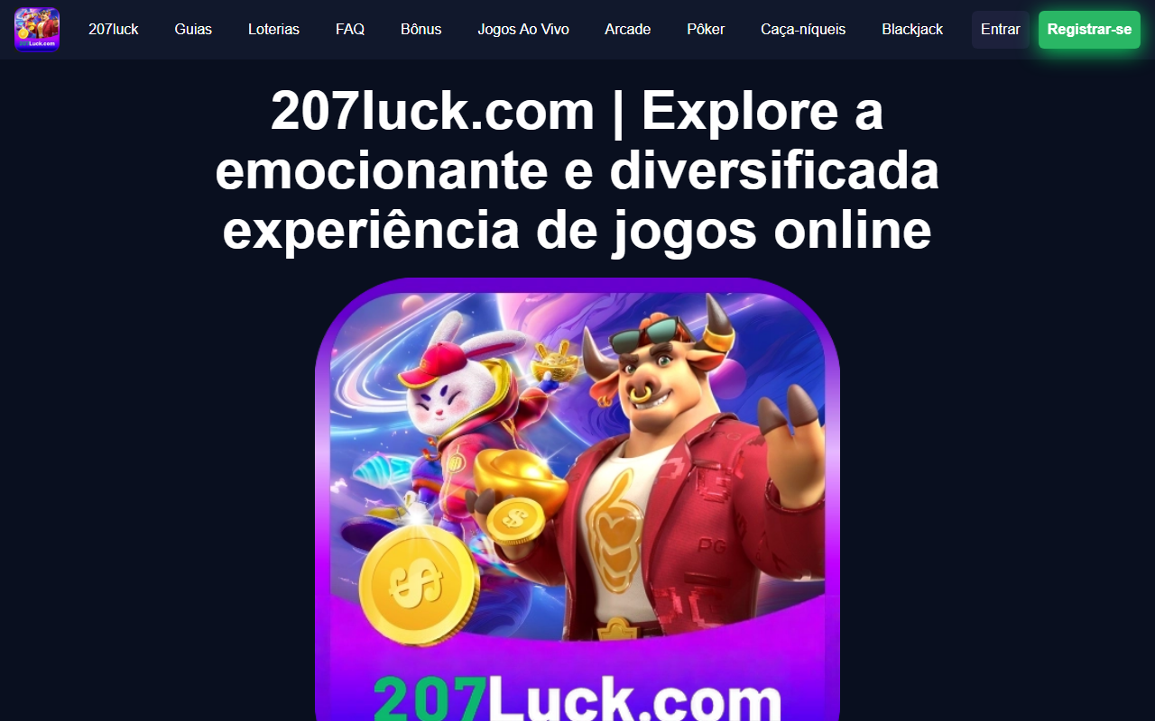 207luckapps.com screenshot