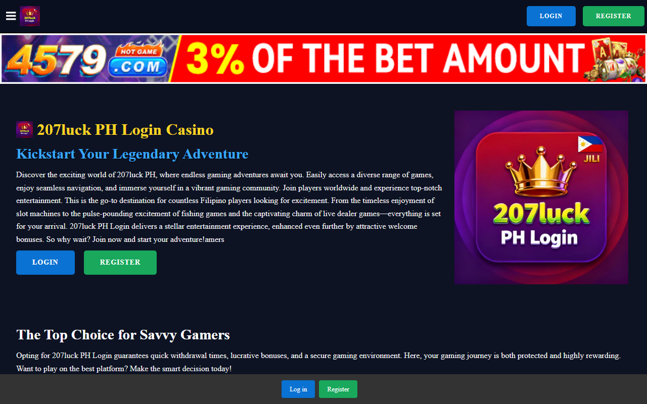 207luckcombr.com screenshot