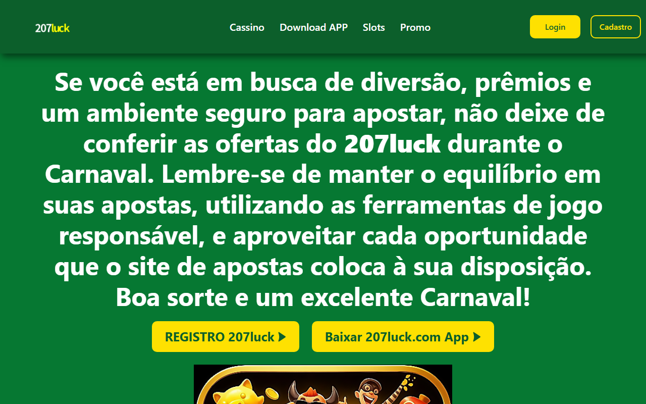 207luckslot.com screenshot