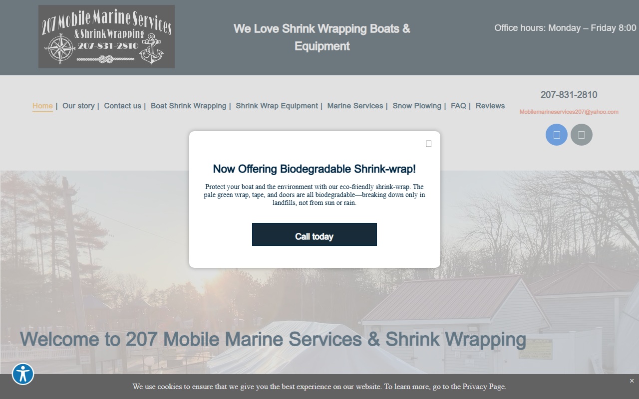 207mobilemarine.com screenshot