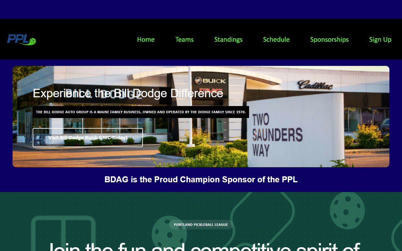 207pickleball.com screenshot