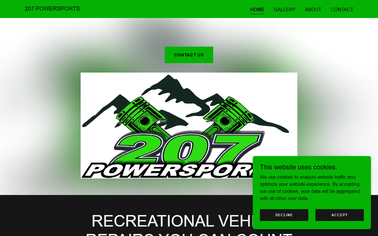 207powersports.com screenshot
