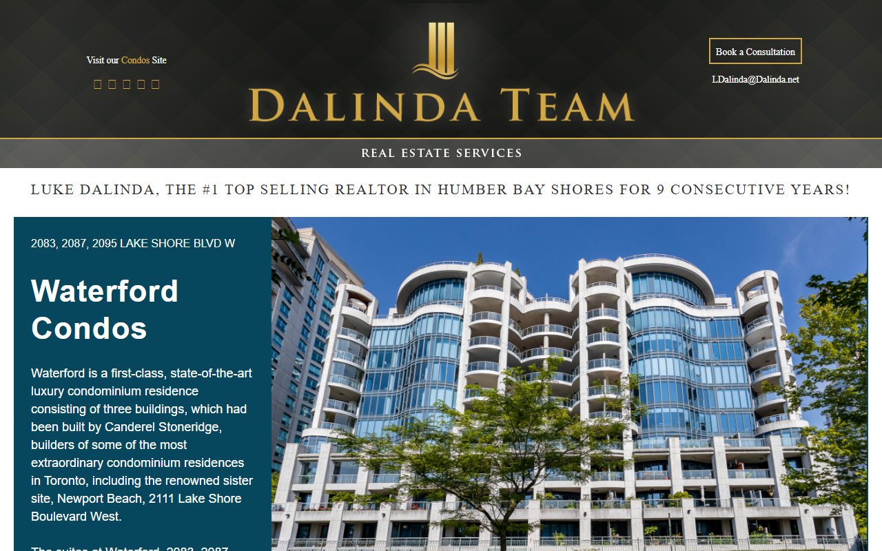 2083lakeshore.com screenshot