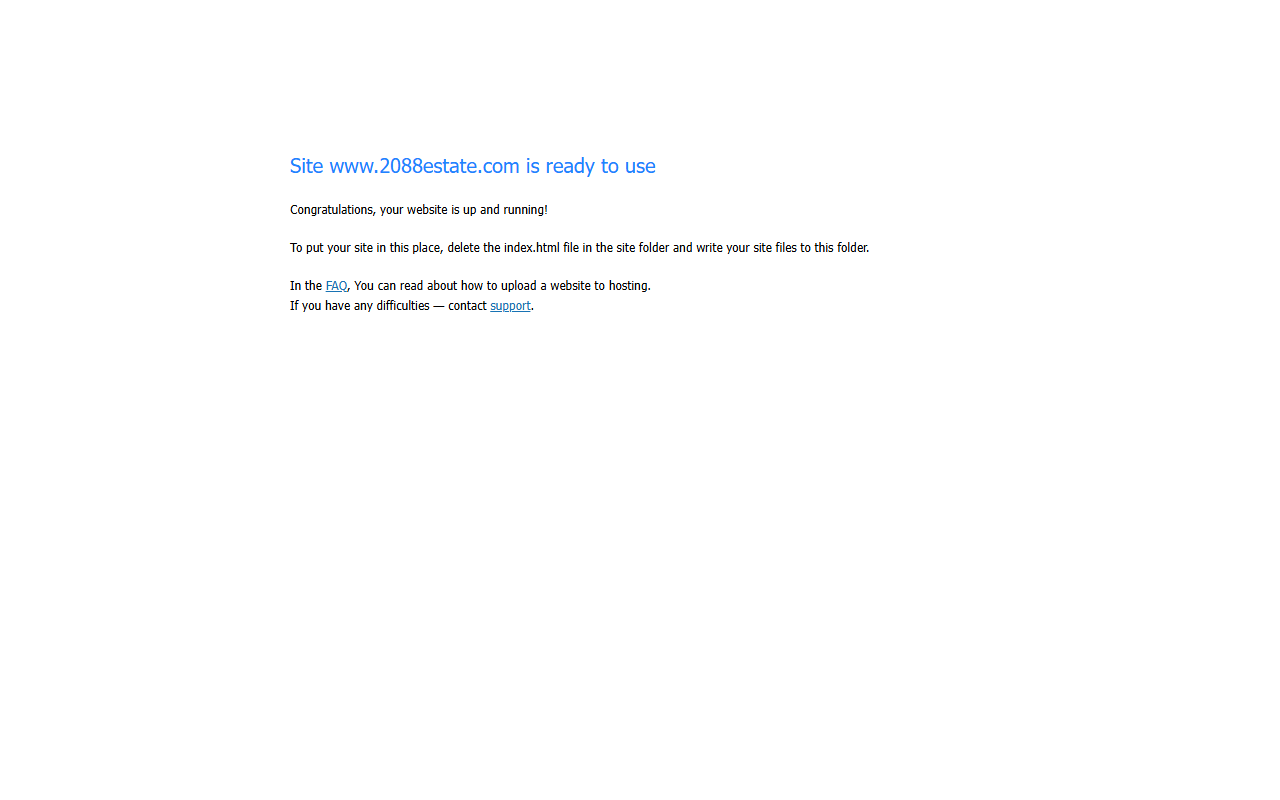 2088estate.com screenshot