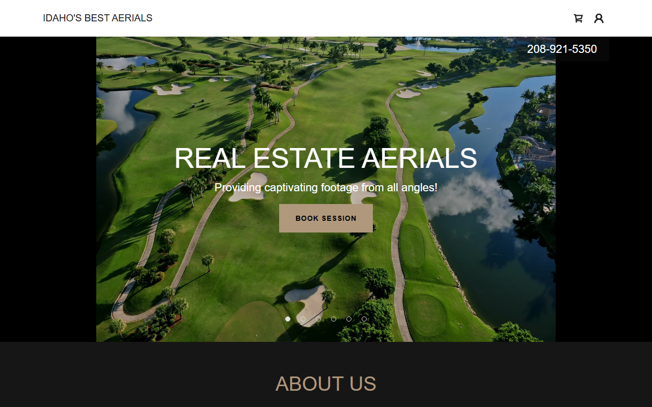 208aerials.com screenshot