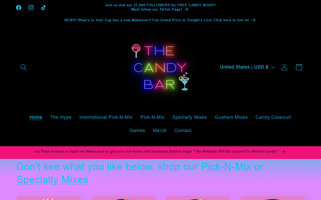 208candybar.com screenshot