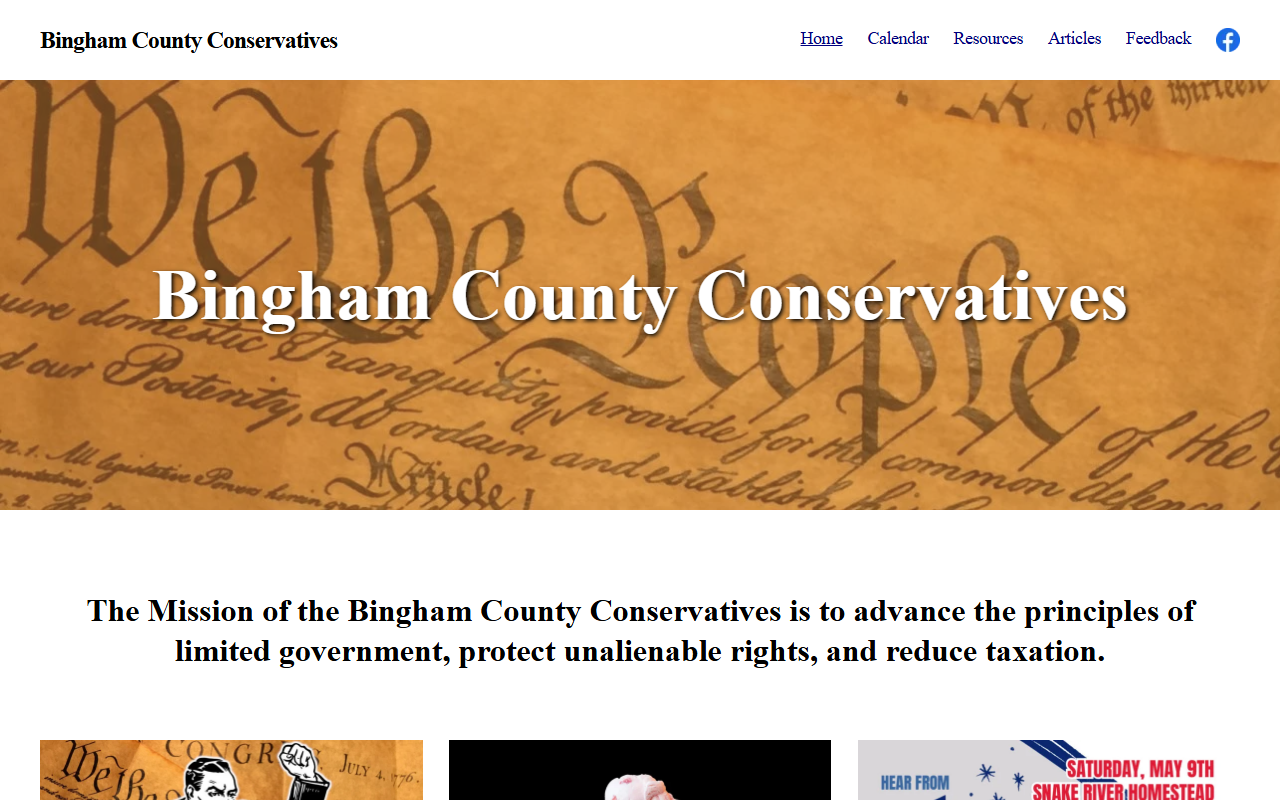 208conservatives.com screenshot