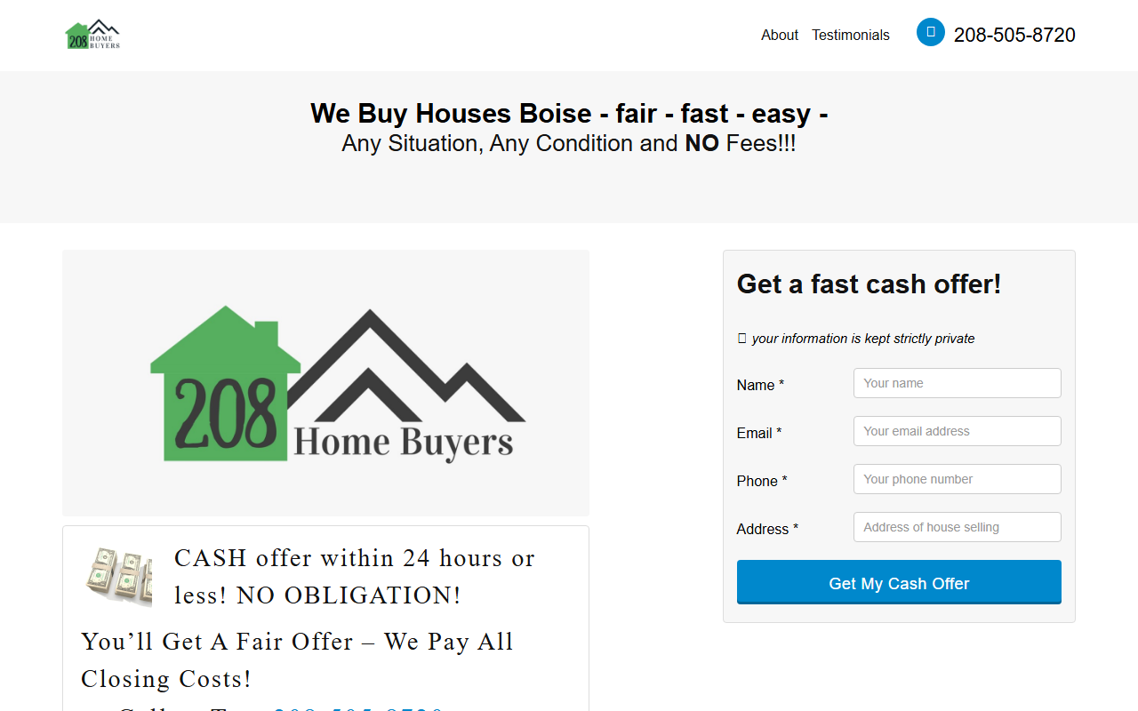 208homebuyer.com screenshot