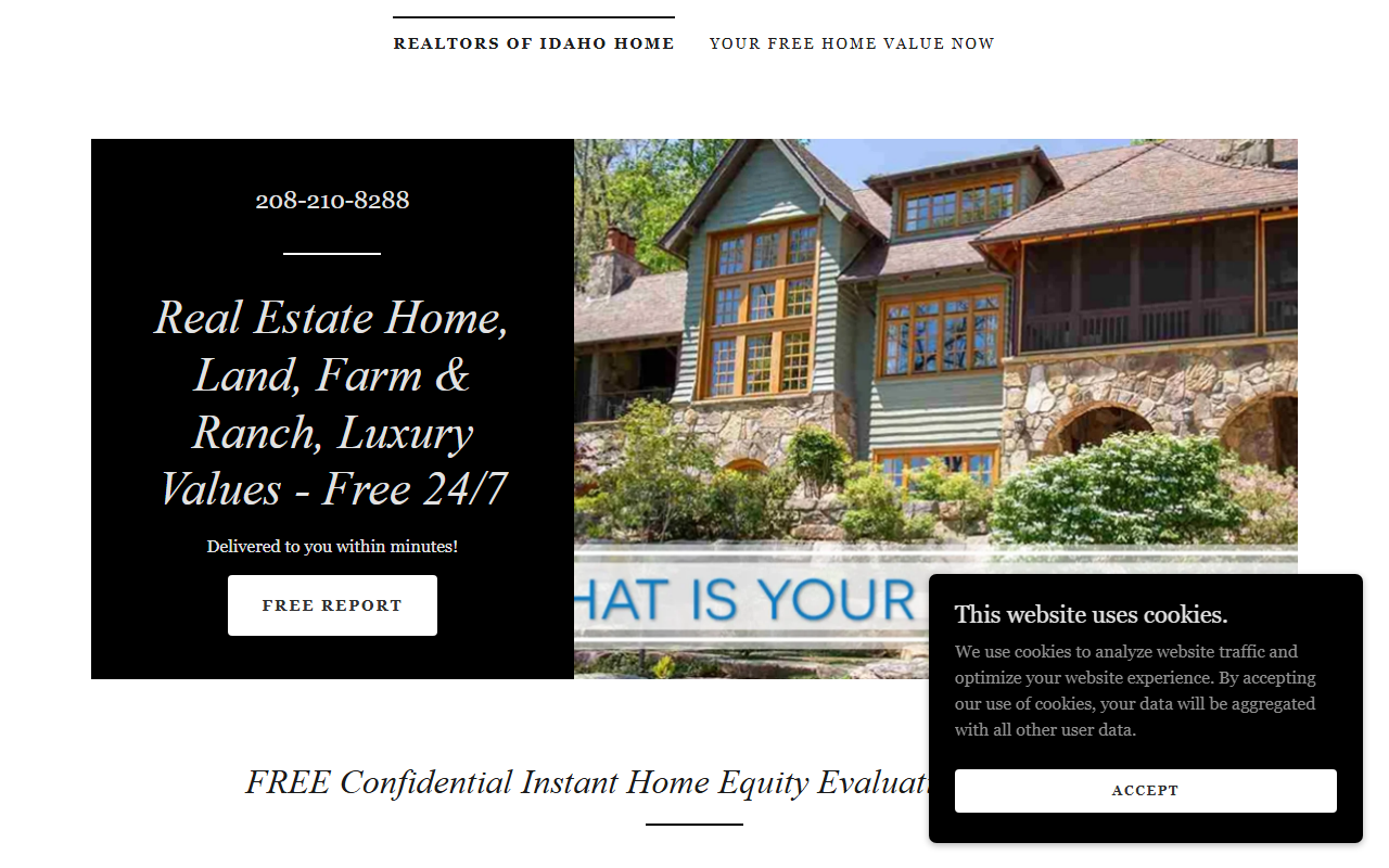 208homevalue.com screenshot