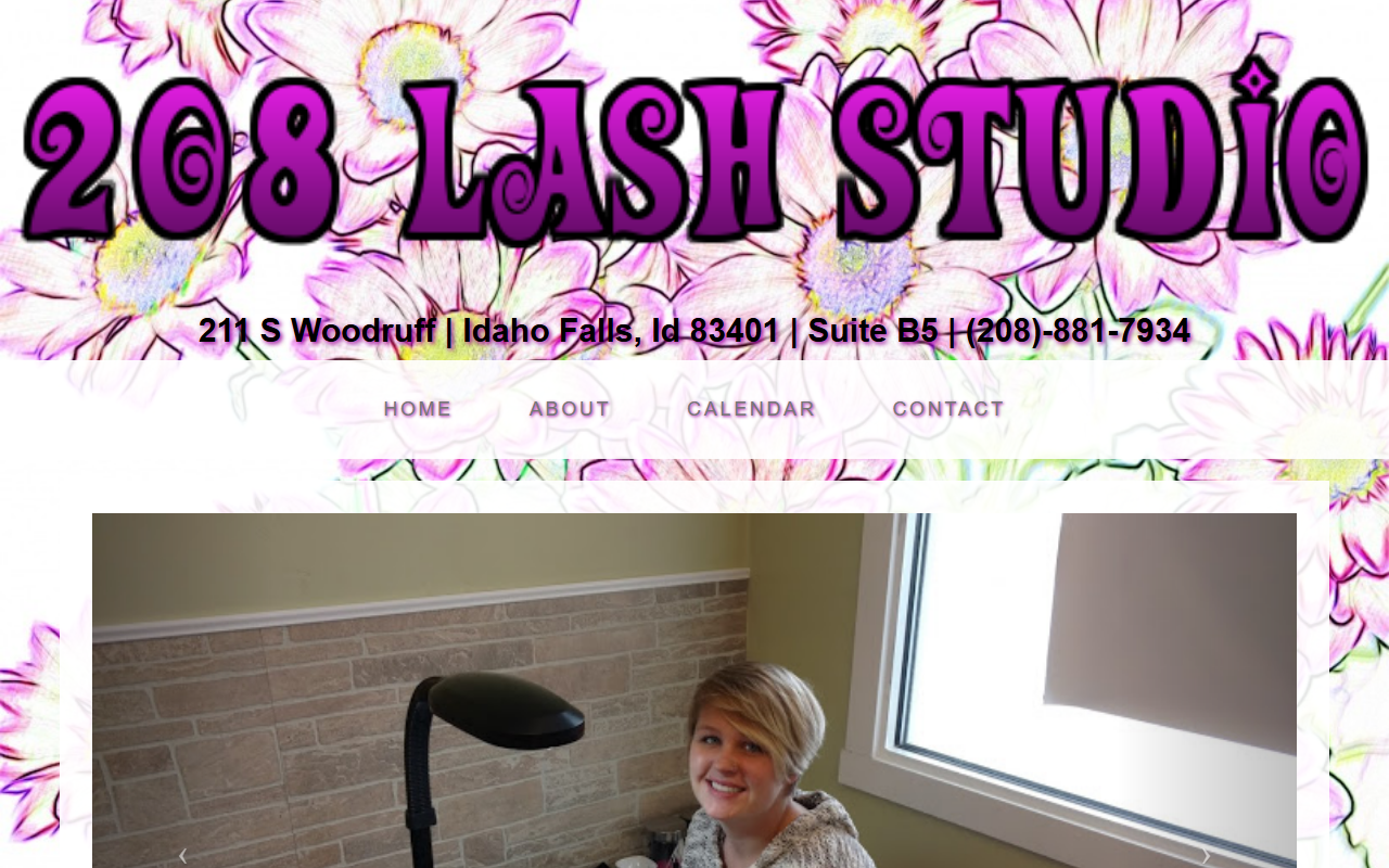 208lashstudio.com screenshot
