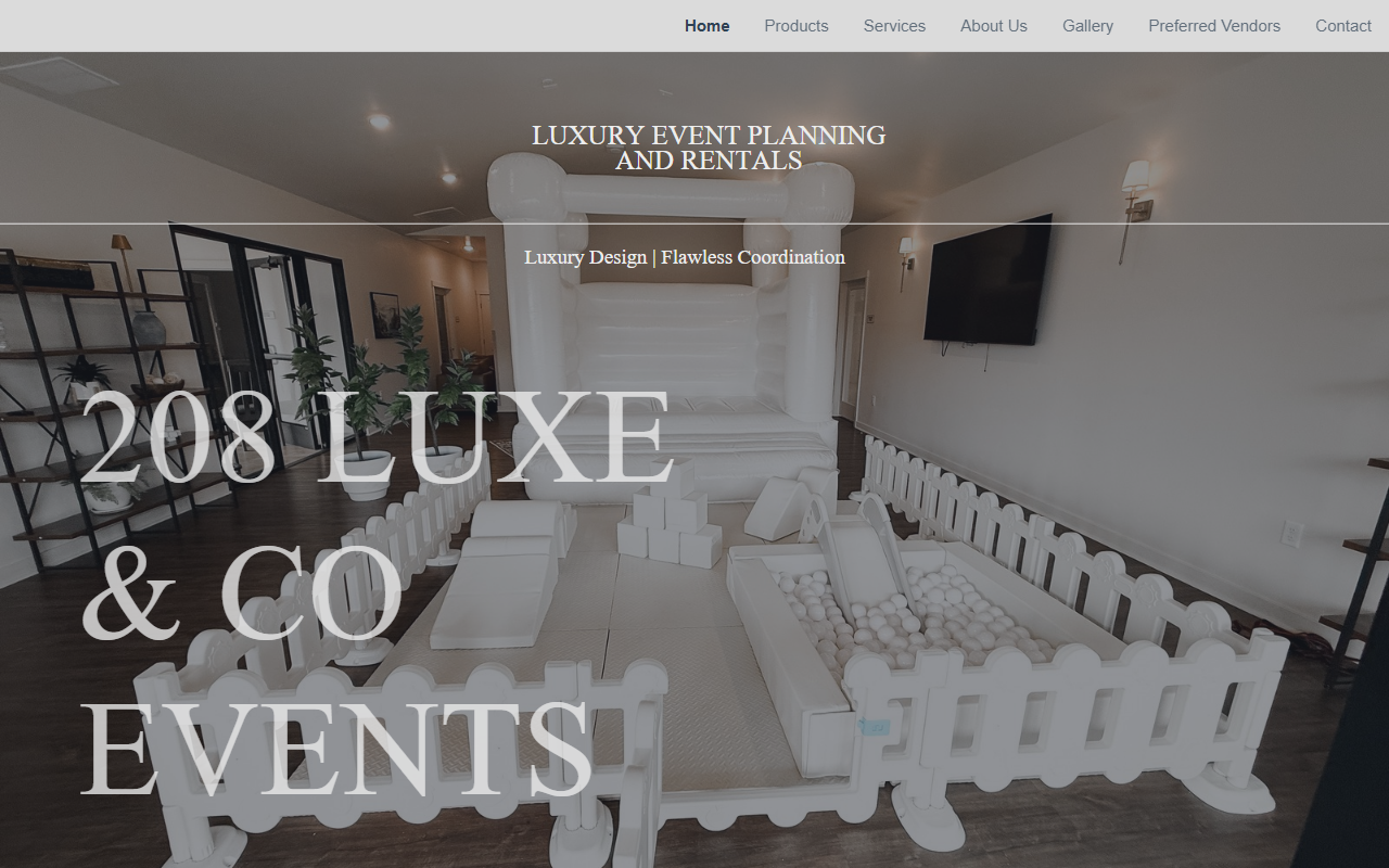 208luxeandco.com screenshot