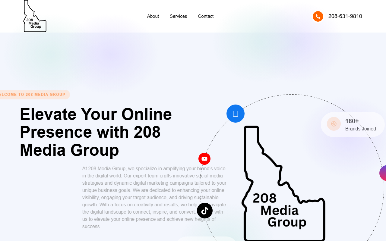 208mediagroup.com screenshot