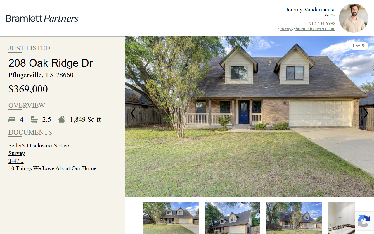 208oakridge.com screenshot