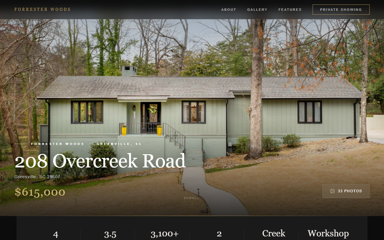 208overcreek.com screenshot