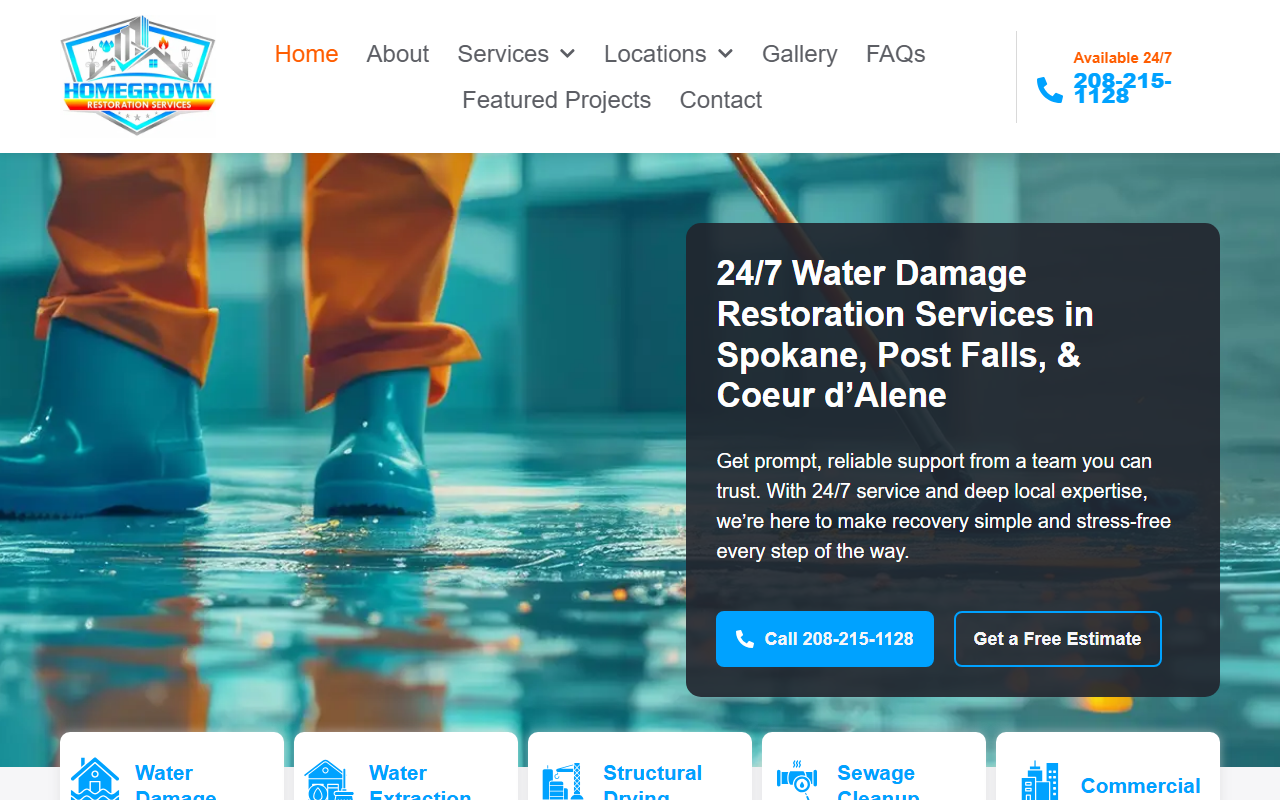208restore.com screenshot