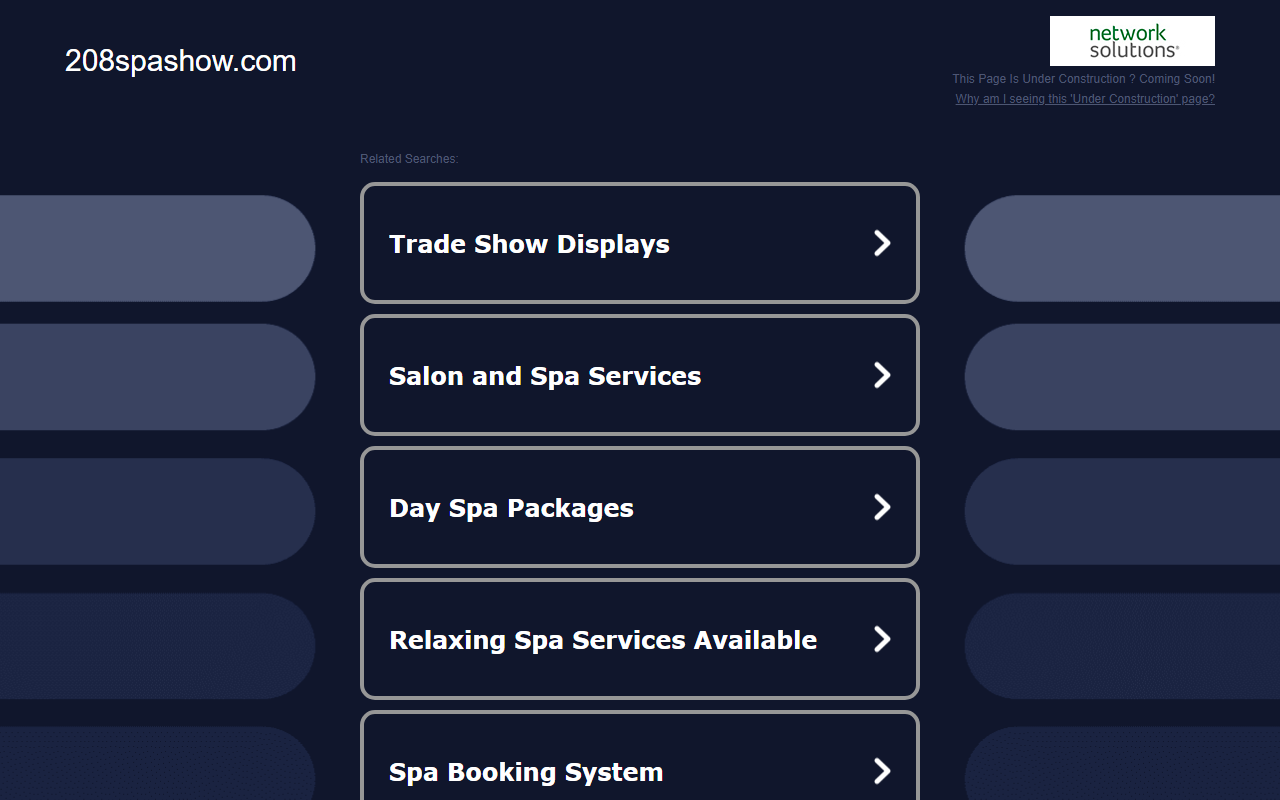 208spashow.com screenshot