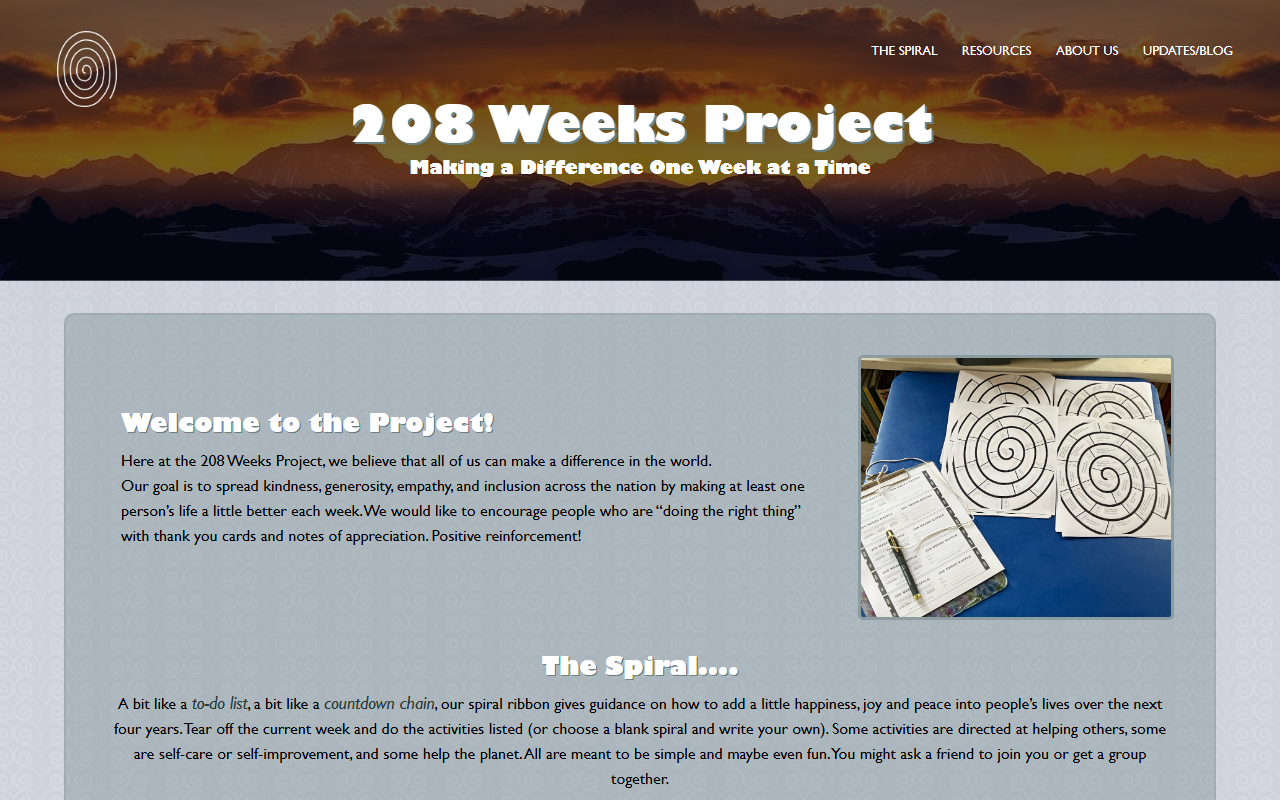 208weeksproject.com screenshot