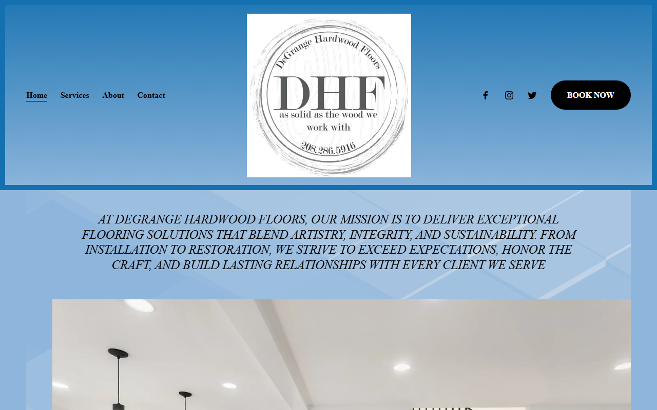 208woodfloors.com screenshot