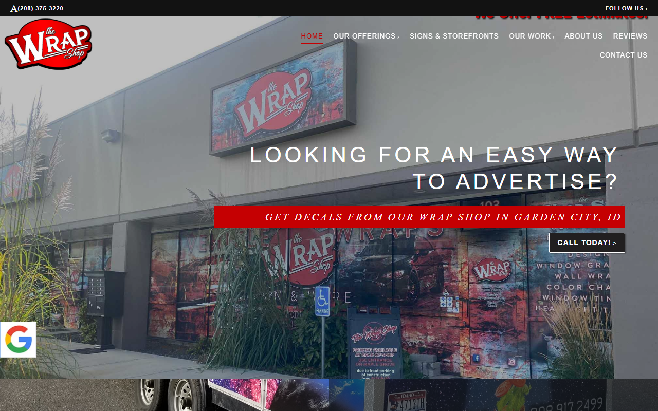 208wrapshop.com screenshot