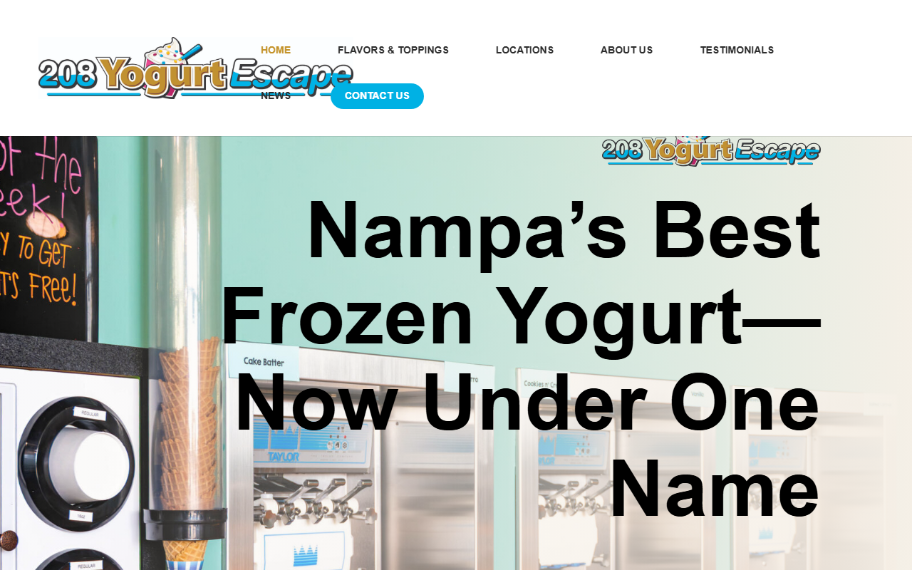 208yogurtescape.com screenshot