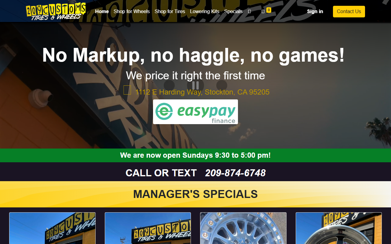 209customwheels.com screenshot
