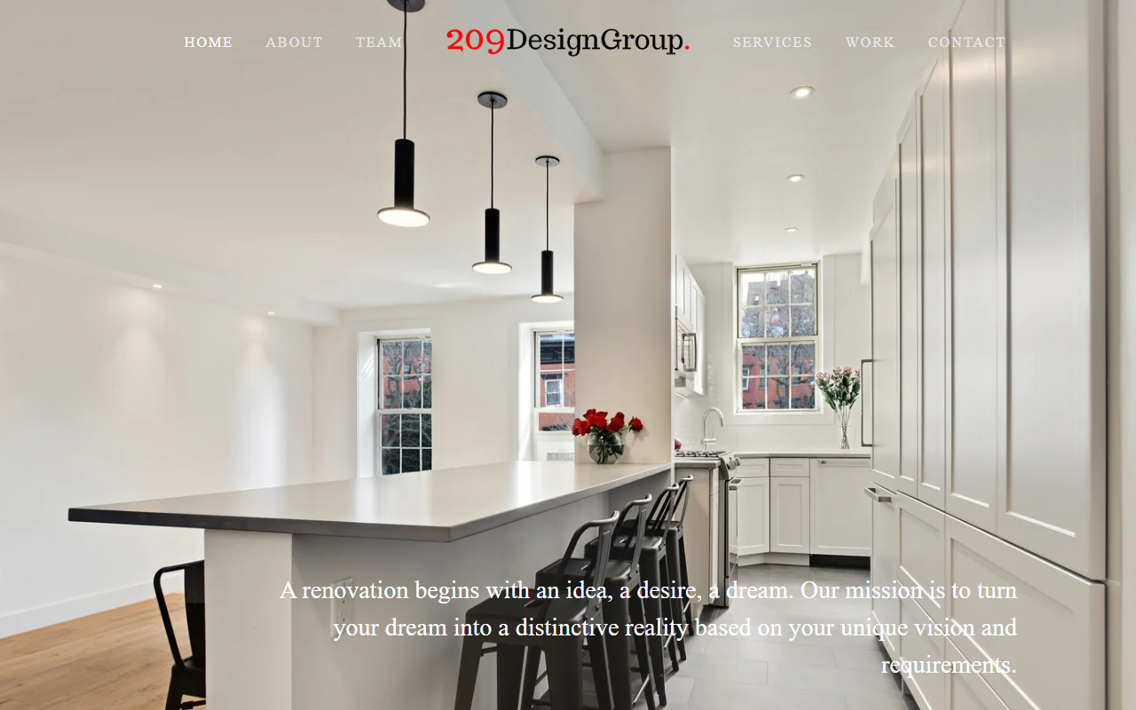 209designgroup.com screenshot