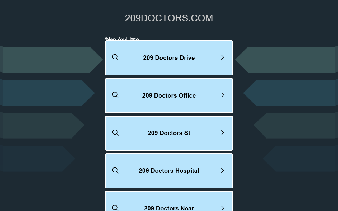 209doctors.com screenshot