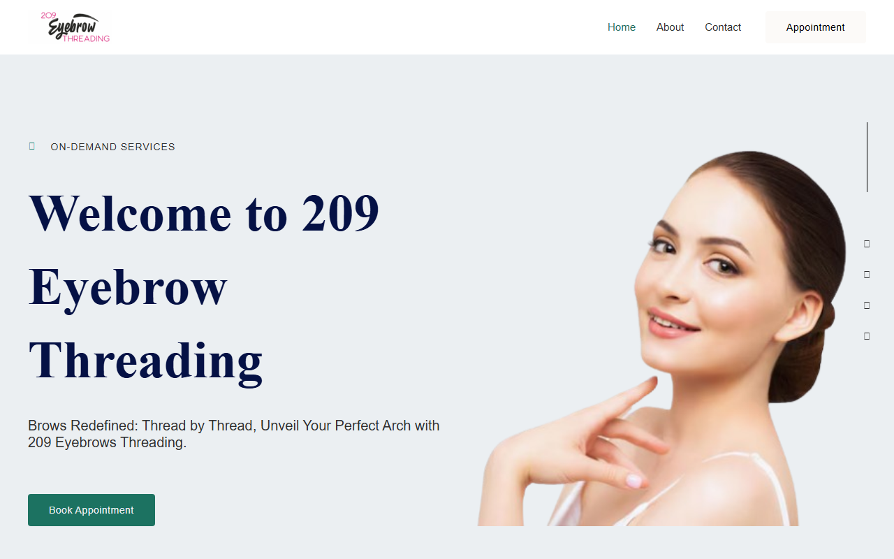 209eyebrow.com screenshot