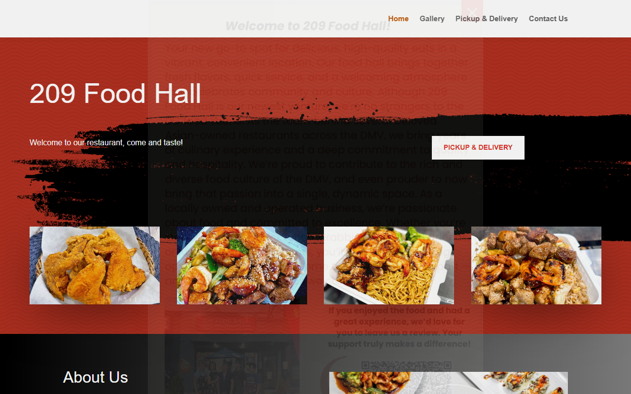 209foodhall.com screenshot