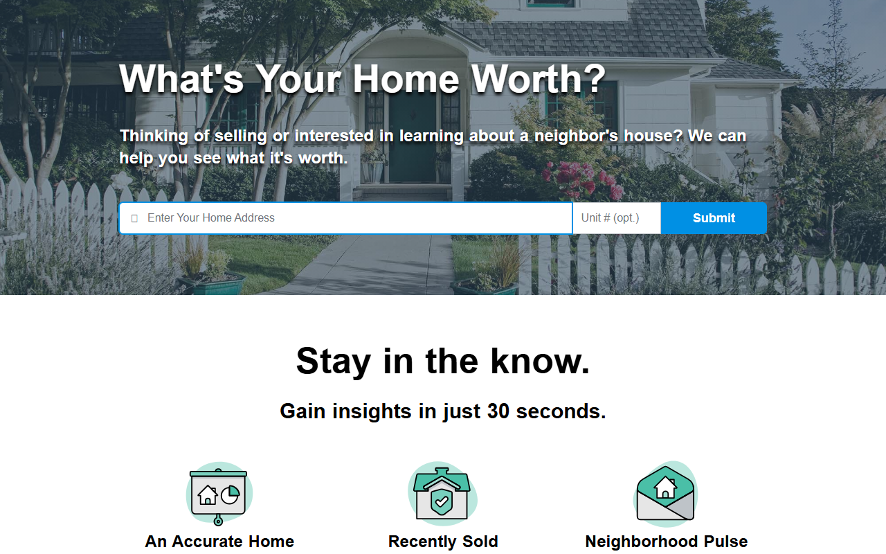 209homevalues.com screenshot