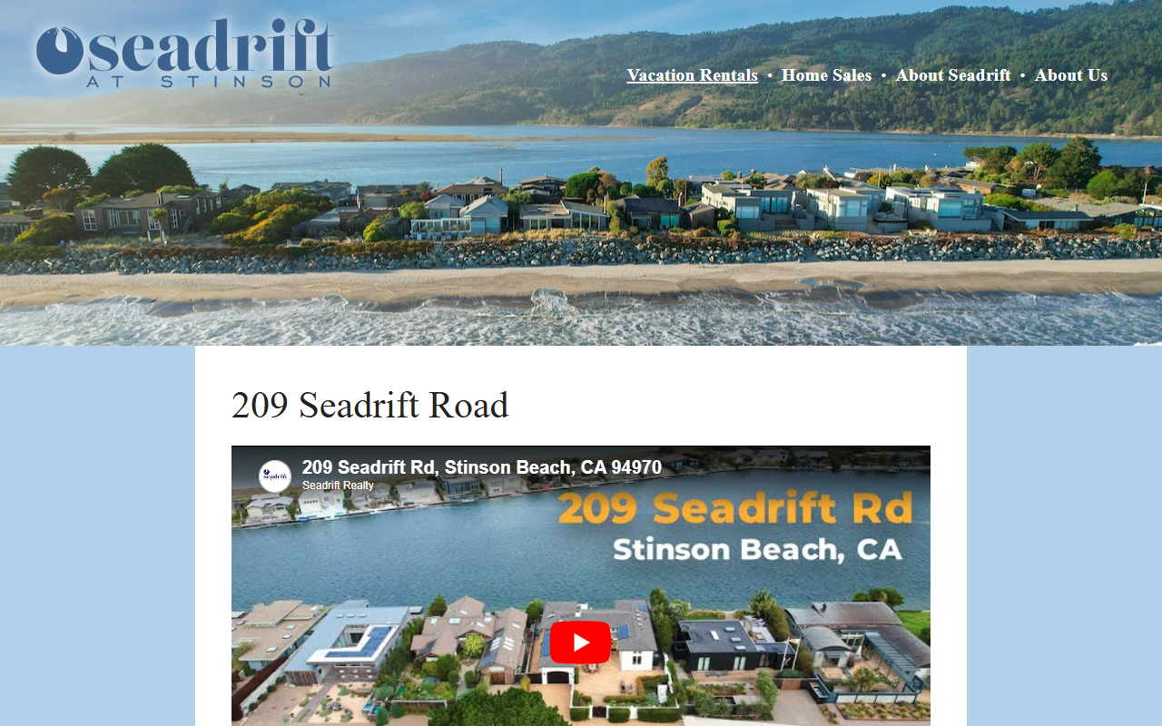 209seadrift.com screenshot