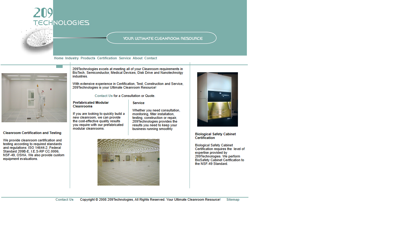 209technologies.com screenshot