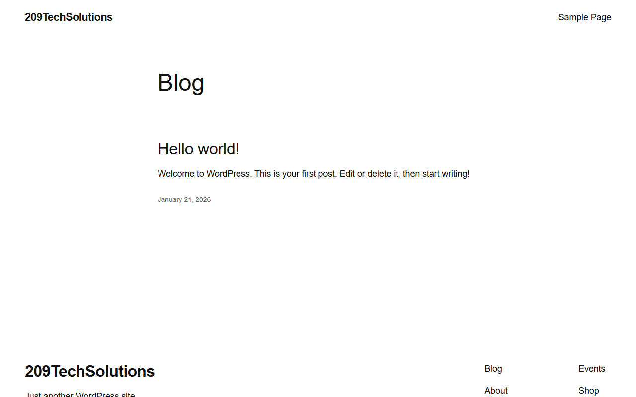 209techsolutions.com screenshot