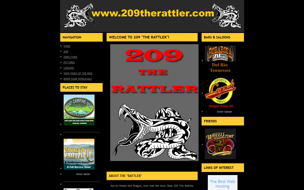 209theride.com screenshot