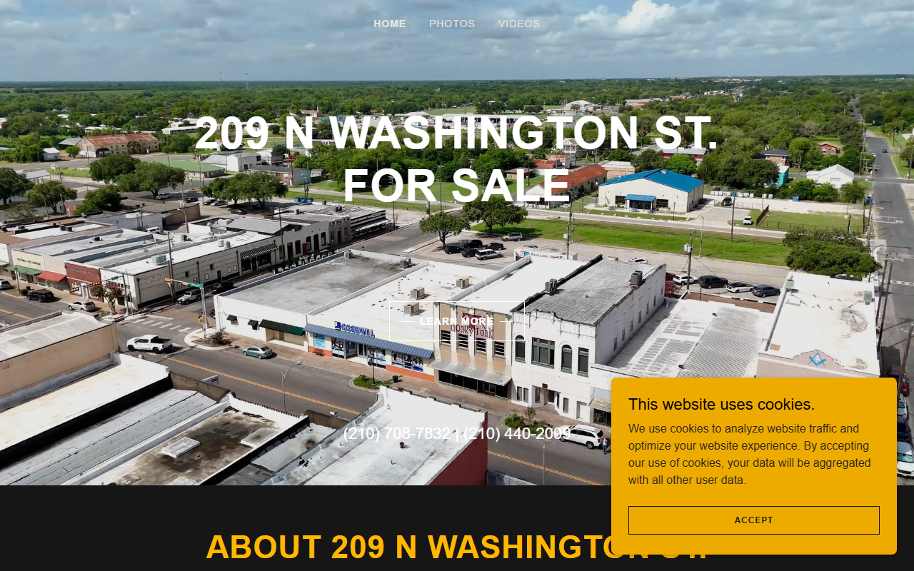 209washington.com screenshot