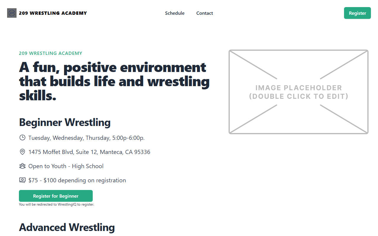 209wrestling.com screenshot